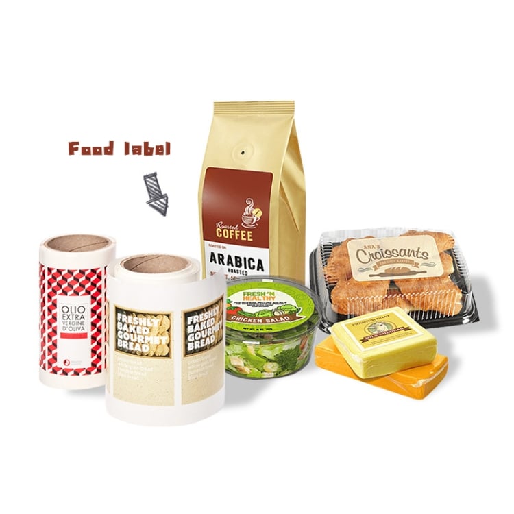 custom food container labels